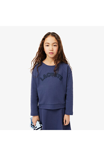 Lacoste تيشيرت قطني بأكمام طويلة من ماركة معروفة - TJ8450-00-I1M