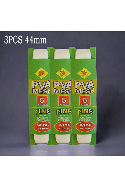 Choice 3PCS 44mmX5mQT 3pc 5M Soluble PVA Mesh Bag Refill Carp Feeder Fishing ...