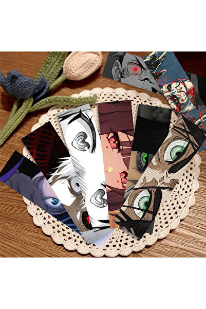 Choice 30 قطعة من بطاقات فواصل الكتب بتصميم أنمي ياباني، مقاومة للماء، مناسبة...