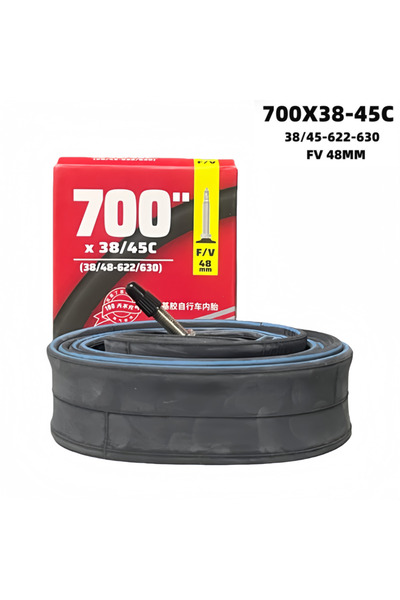 Choice أنبوب داخلي للدراجة الهوائية CHAOYANG 700C GRAVEL، مقاس 700c، طول 48 م...