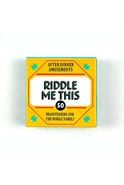 Choice MULTI Mini Size Riddle Me This Card Game With 50 Fun Dilemmas (A Conve...