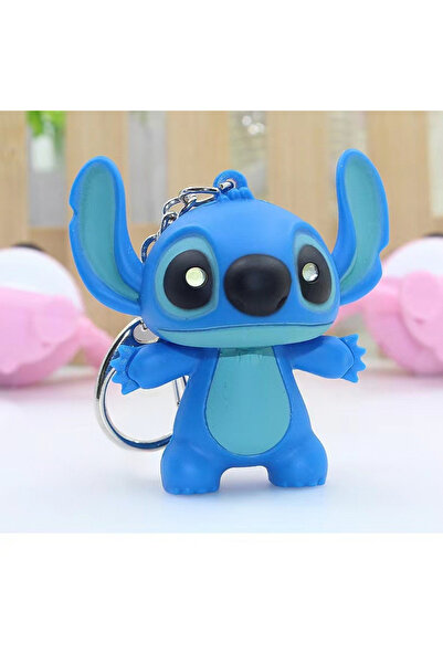 Choice 1 سلسلة مفاتيح ملاك متوهجة بصوت من فيلم ليلو وستيتش، رسوم متحركة كرتون...