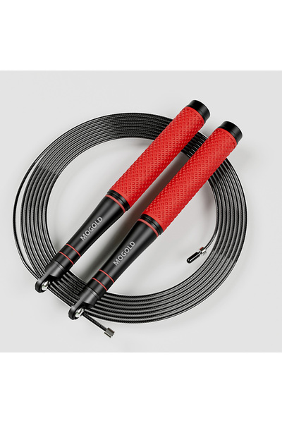 Choice T98S-Red MOGOLD Silent Jump Rope | Thick Metal Bearings + High-Elastic...