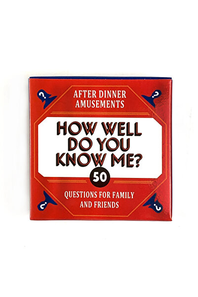 Choice بطاقة لعبة مصغرة متعددة الألوان - ما مدى معرفتك بي؟ - بطاقة لعبة لوحية...