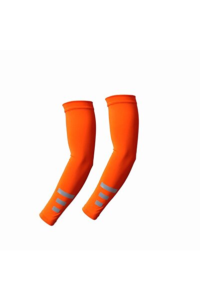 Choice أكمام واقية من الشمس صيفية برتقالية اللون، مقاس واحد، سريعة الجفاف، تس...