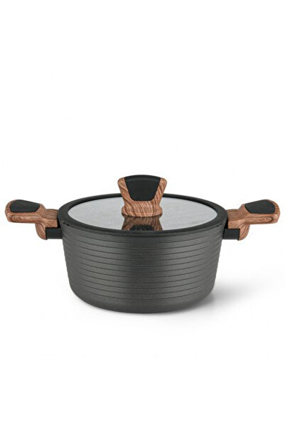 Fissman -Oală Diamond, aluminiu, 20x10 cm, 2,6l, neagră