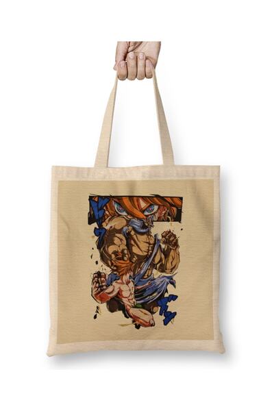 Toyaso Record Of Ragnarök Valkürleri Λευκή υφασμάτινη τσάντα με μακριά λαβή Τ...