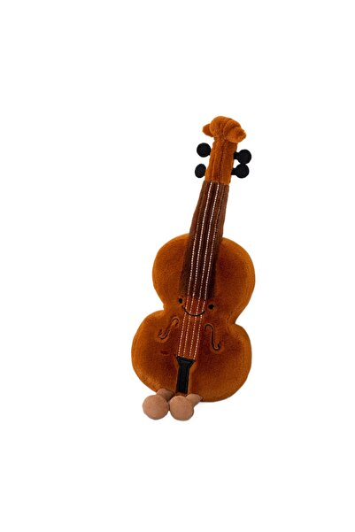 Choice كمان قطعة واحدة، لعبة موسيقية قطيفة لطيفة، كمان ناعم بطول 30 سم، جيتار...