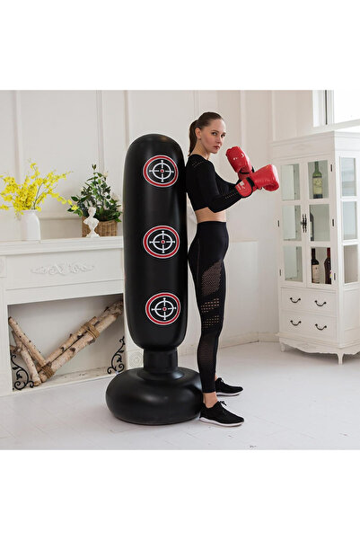 Choice حقيبة ملاكمة سوداء قائمة بذاتها، حقيبة ملاكمة للارتداد والتركيز، حقيبة ملاكمة لممارسة الكاراتيه