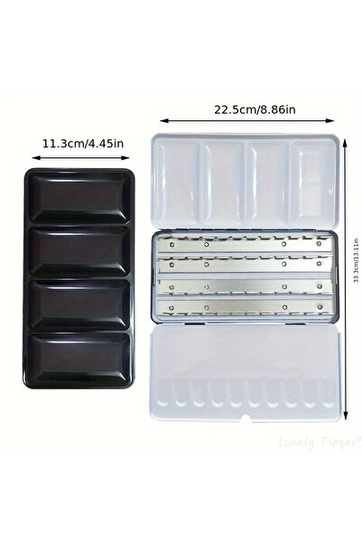 Choice علبة ألوان مائية فارغة، علبة معدنية للألوان المائية مع غطاء