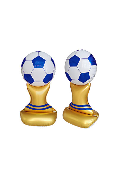 Choice Other Bule 1Pc 1-Pack of 60inch Standing Football Cup Aluminum Foil Ba...
