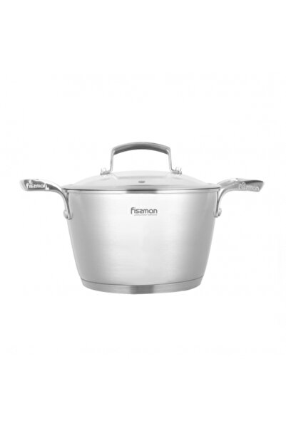 Fissman -Oală Millennium, oțel inoxidabil 18/10, 20x12 cm, argintie