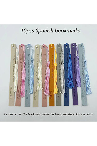 Choice الإشارات المرجعية الإسبانية 10 قطعة من الجلد المرجعي للكتاب المقدس بال...