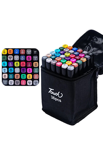 Choice مجموعة أقلام تلوين فنية زيتية مزدوجة الرأس، 36 لونًا (من 24 إلى 80 لون...