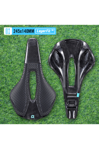 Choice سرج دراجة مطبوع بتقنية مطبوع ثلاثية الأبعاد من ألياف الكربون RYET، مقا...