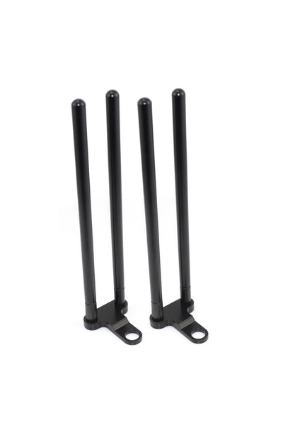 HIRISI قطعتان من ملحقات صيد الكارب، قضبان أذن من الألومنيوم لأجهزة إنذار العض...