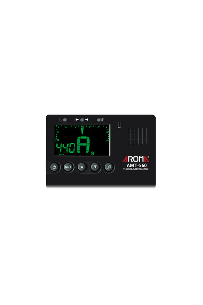 Choice جهاز AMT-560 Aroma AMT-560 موالف كهربائي ومترونوم مدمج مع ميكروفون مدم...