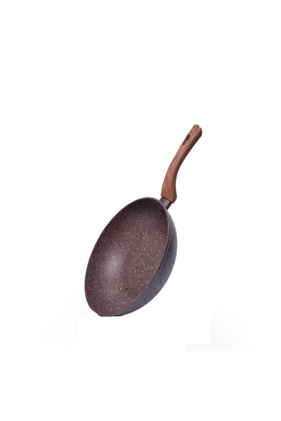 Fissman -Tigaie wok Magic Brown, 24x7cm, aluminiu, maro