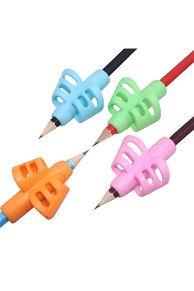 Choice حامل أقلام سيليكون للأطفال، مكون من 4 أو 6 قطع، مثالي لتصحيح وضعية الكتابة اليدوية.