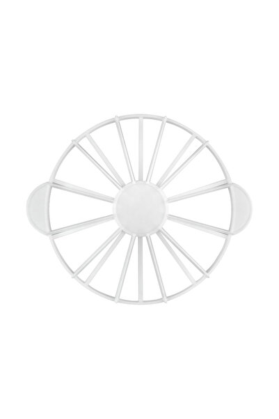 iBiLi farfurie pentru servire tort, plastic, albă