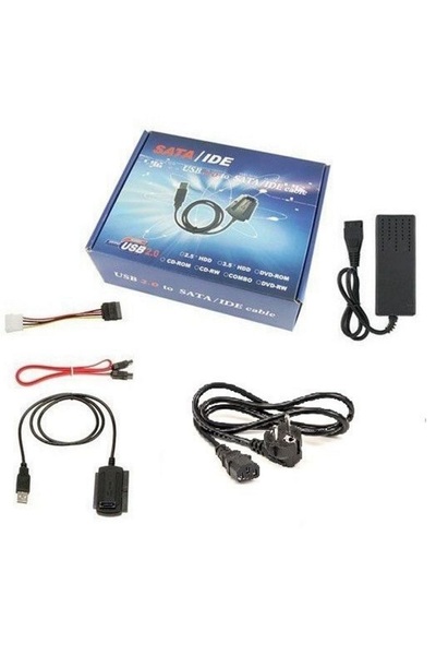 nelbo Adaptor IDE/SATA la USB 2.0/3.0, viteze de transfer 480Mbps, alimentare priza