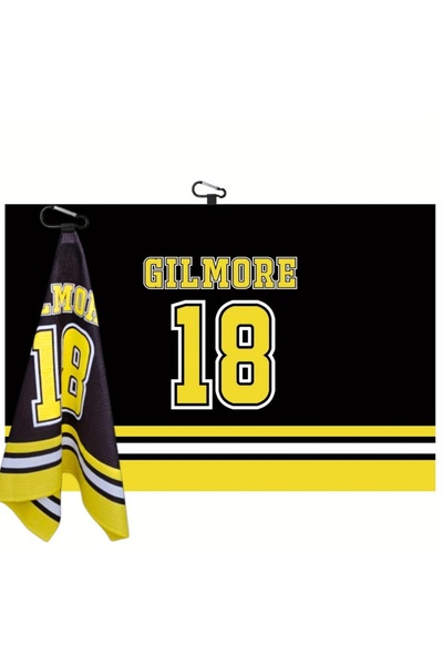 Choice black Happy Gilmore Waffle Golf Towel LargeSize Clean GolfClubBall Pre...