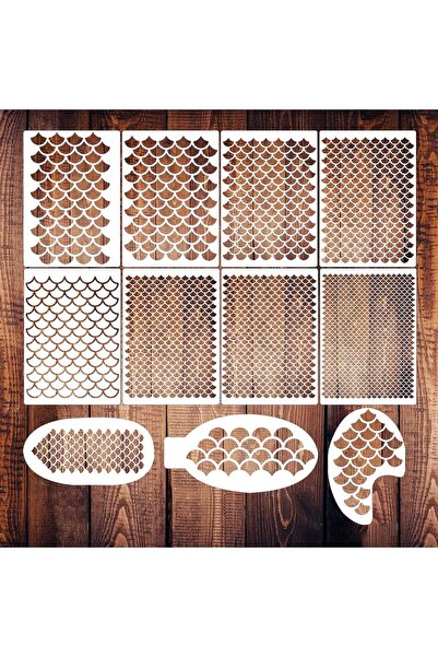 Choice مجموعة مكياج حورية البحر البيضاء، 11 قطعة، قالب حراشف حورية البحر، قال...