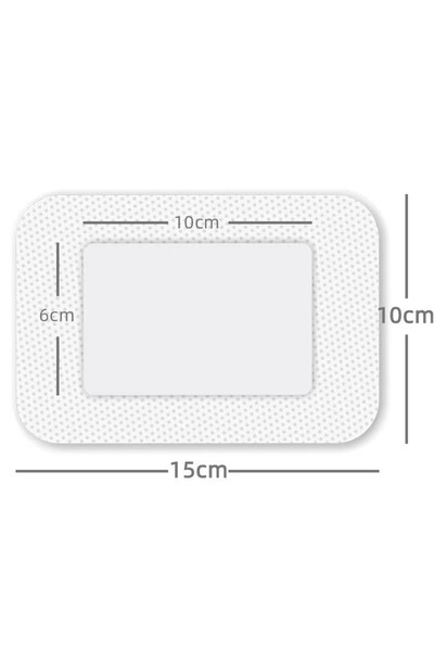 Choice 12 قطعة، 10 سم × 15 سم، 12/25/50 قطعة، ضمادات جروح كبيرة الحجم، مضادة ...