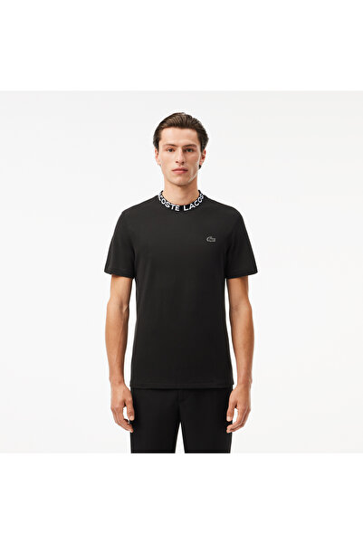 Lacoste تيشيرت بيكيه بياقة جاكار - TH7488-00-031