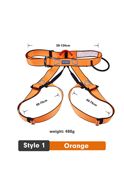 Choice حزام أمان رياضي خارجي احترافي من زيندا، برتقالي اللون، طراز 1، مناسب ل...