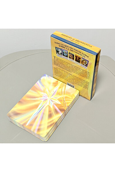 Choice مجموعة أوراكل ملائكة الوفرة، النسخة الإسبانية، 10.4 × 7.3 سم، 44 بطاقة...