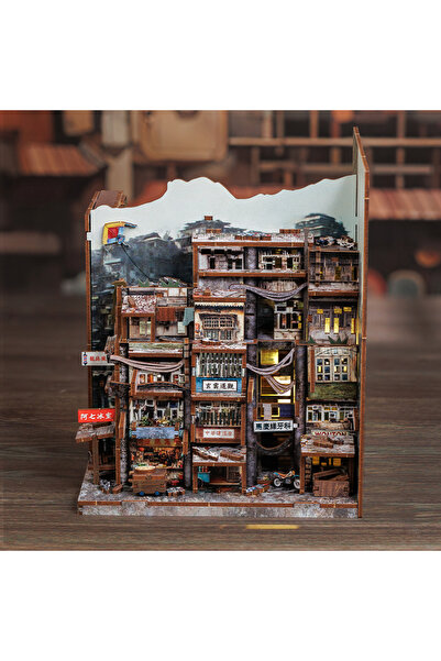 Choice DCZ01 كيوتبي، فاصل كتب ثلاثي الأبعاد، بيت دمى يمكنك تركيبه بنفسك مع إض...