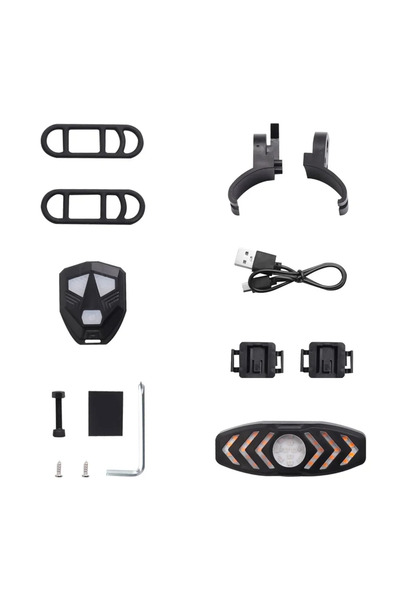 Choice black Turn Signal Light Wireless Remote Control LED Turning Tailight for M365 Pro 2 MI3 1S Elect...