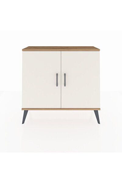 Dienni Arges Şifonyer 2 Raflı 2 Kapaklı 88x30x80 Çam-Aytaşı