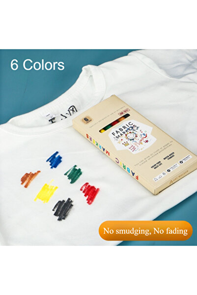 Choice أقلام تحديد قماشية مقاومة للماء، متوفرة بستة ألوان أو ثمانية أو اثني ع...