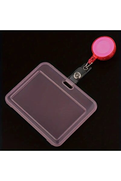 Choice مجموعة واحدة من حامل بطاقات أفقي شفاف متين مزود بمشبك سهل السحب، مناسب...