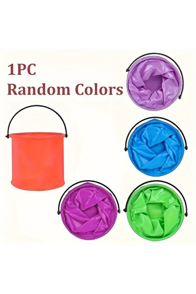 Choice دلو قابل للطي متعدد الاستخدامات، قطعة واحدة عشوائية - متين، سهل الحمل،...
