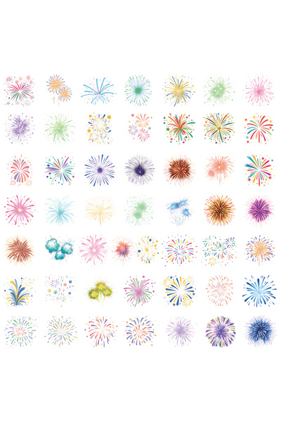 Choice ٥٠ قطعة من ملصقات الزهور، مثالية لتزيين أجهزة الكمبيوتر المحمولة، وسجل...