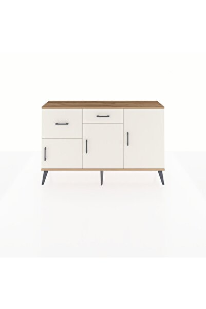 Dienni Arges Konsol 3 Raflı 2 Çekmeceli 3 Kapaklı 132x30x83 Çam-Aytaşı/Aytaşı