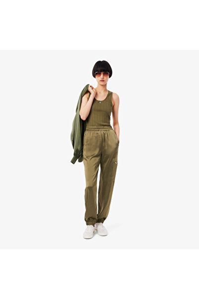 Lacoste بنطال رياضي ساتان قصة فضفاضة - HF5410-00-E9F