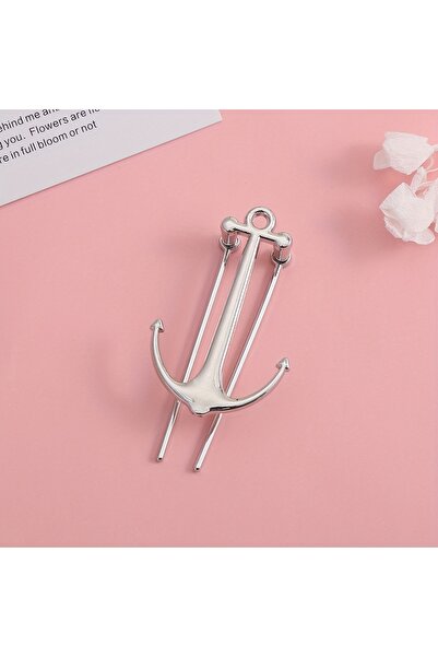 Choice Sliver 1 Piece Stylish Anchor Metal Bookmark - Durable Reader Page Hol...