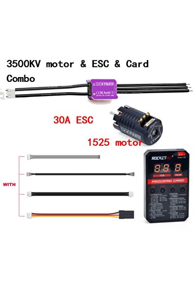 Choice 1525 3500KV 30A P ROCKET-RC KIWAMI 30A ESC Mini1525 3500/4500/5500/680...