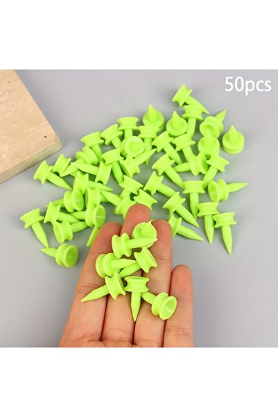 Choice مجموعة من 50 قطعة من دبابيس الجولف المتينة باللون الأخضر الفاتح - مناس...