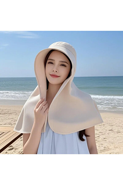 Choice قبعة صيفية بيج اللون للنساء للحماية من الشمس والأشعة فوق البنفسجية، قب...