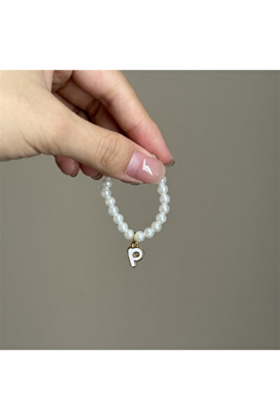 Choice قلادة حرف P من اللؤلؤ لدمية ميني لابوبو مقاس 4.0، دبوس لدمية سلسلة الحب.