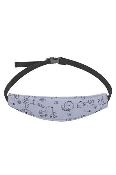 Choice رمادي، قطعة أو قطعتين، عصابة رأس أمان للسيارة، حزام أمان للأطفال الرضع...