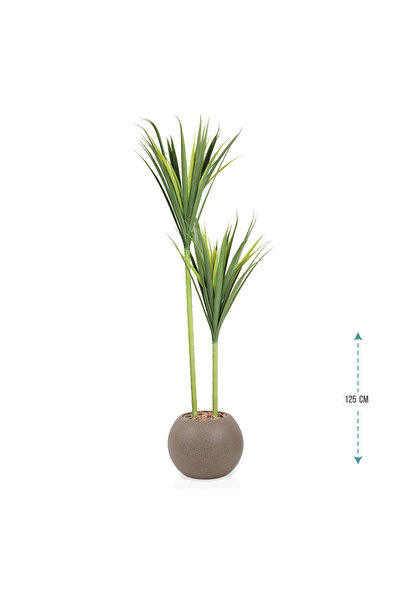 co arma Artificial cactus tree, simulating real cactus, with two stems, 130 cm high