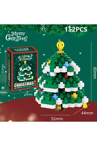 choice2 شجرة عيد الميلاد، هدايا عيد الميلاد، بناء مصغر، لعبة دومينو، سانتا كل...