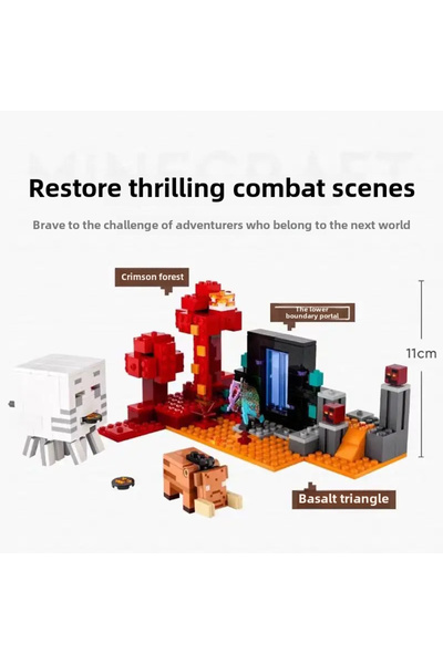 Choice مجموعة مكعبات بناء إبداعية مكونة من 401 قطعة و4 شخصيات مصغرة، مشهد لعب...