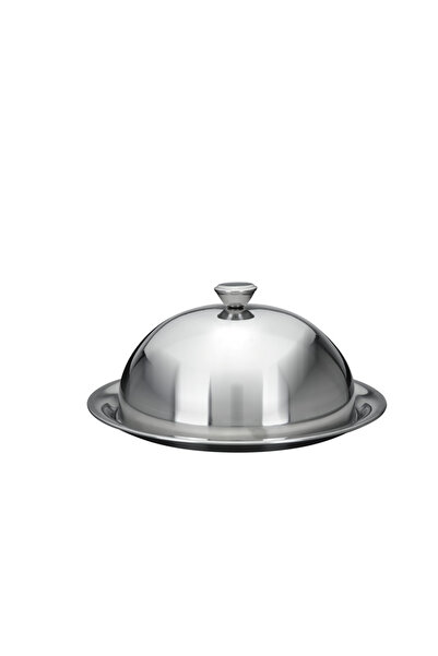 Excellent Houseware serving platter, stainless steel, 24x10 cm, silver